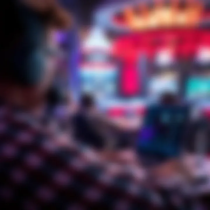 Technology's Impact on Gambling Practices Symbolic representation of technology influencing gambling