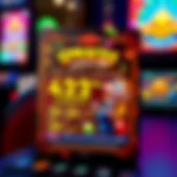 Digital scratch-off card showcasing vibrant graphics