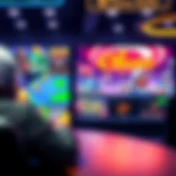 A vibrant online gaming interface showcasing various free-to-play games