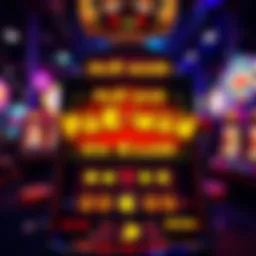 Visual representation of the Pac-Man Wild Slot Machine interface highlighting its vibrant design