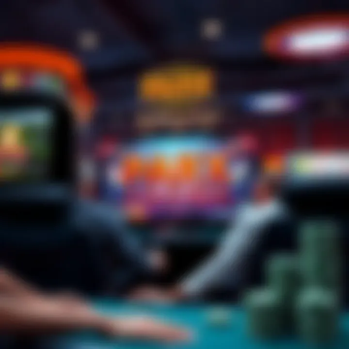 Exciting online gaming interface