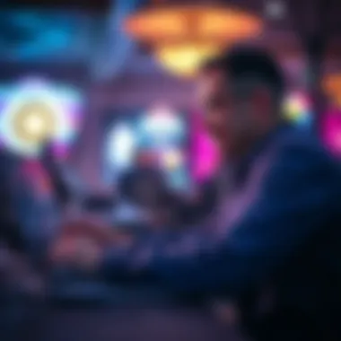 Player enjoying an online bingo game on a laptop