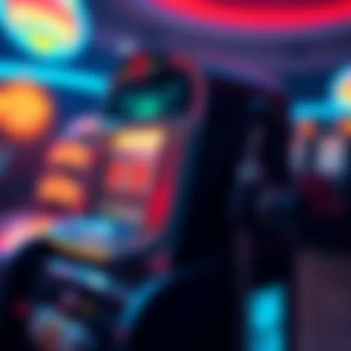 A captivating display of a penny slot machine with vibrant graphics and symbols