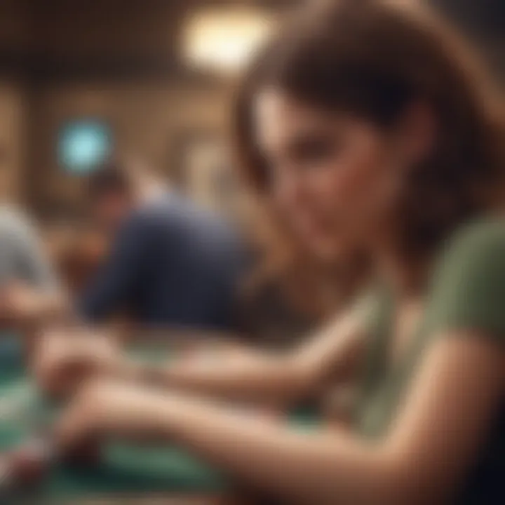 User engagement with poker app