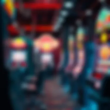 Technology Behind Online Slots An abstract representation of the technology powering online slot machines, showcasing digital elements.