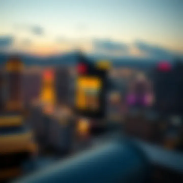 Stunning view of the Las Vegas Strip from a hotel balcony