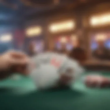 Visualization of different types of players cards available in online gambling