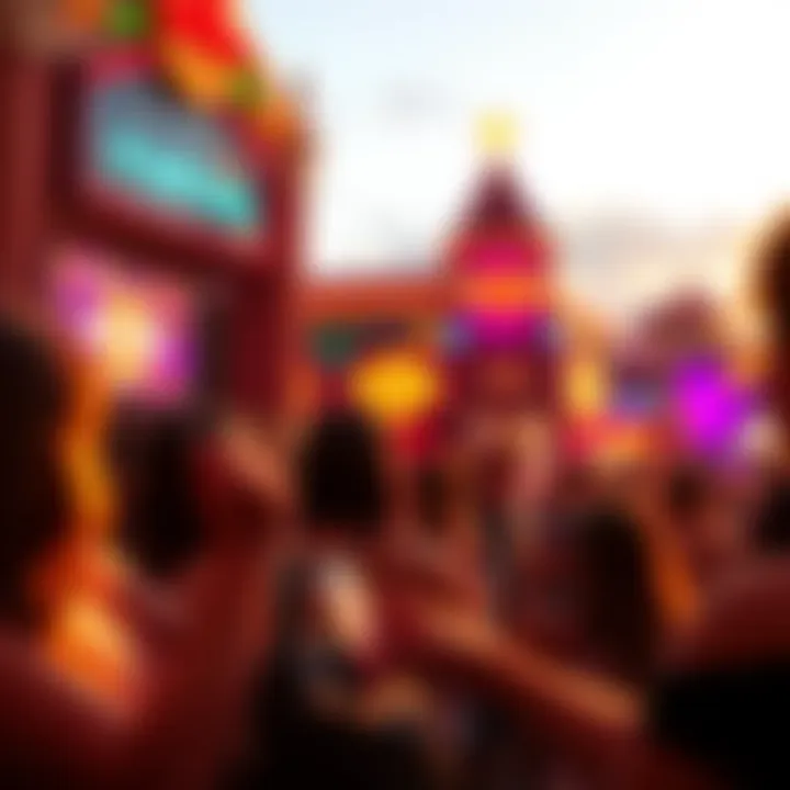 Cultural event showcasing vibrant performances