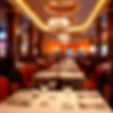 Dining Experience at Silverton Casino Elegant dining setting at one of the restaurants in Silverton Casino