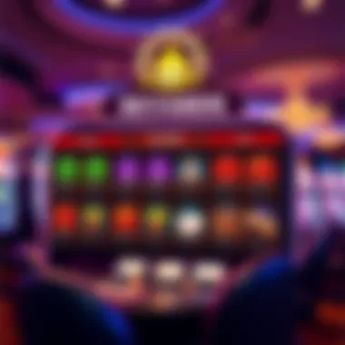Casino rewards system showcasing loyalty cards and bonuses