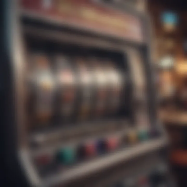 Player engaging with a slot machine bonus