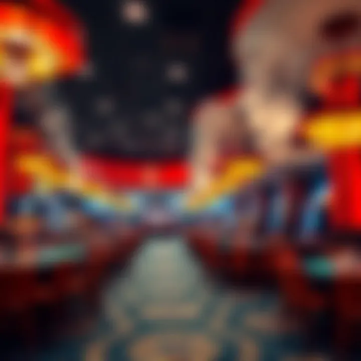 Casino Floor with Smoking Sections Casino floor with dedicated smoking sections