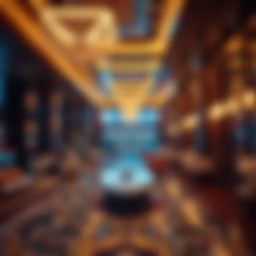 Luxurious Hotel Lobby Luxurious hotel lobby with a smoking area