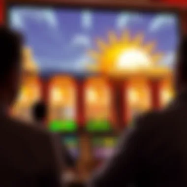 Engaging User Interface of Sun and Moon Casino Game Player engagement with the Sun and Moon game interface