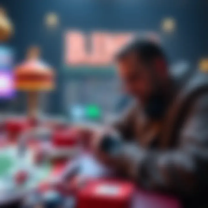 Visual representation of bingo game strategies