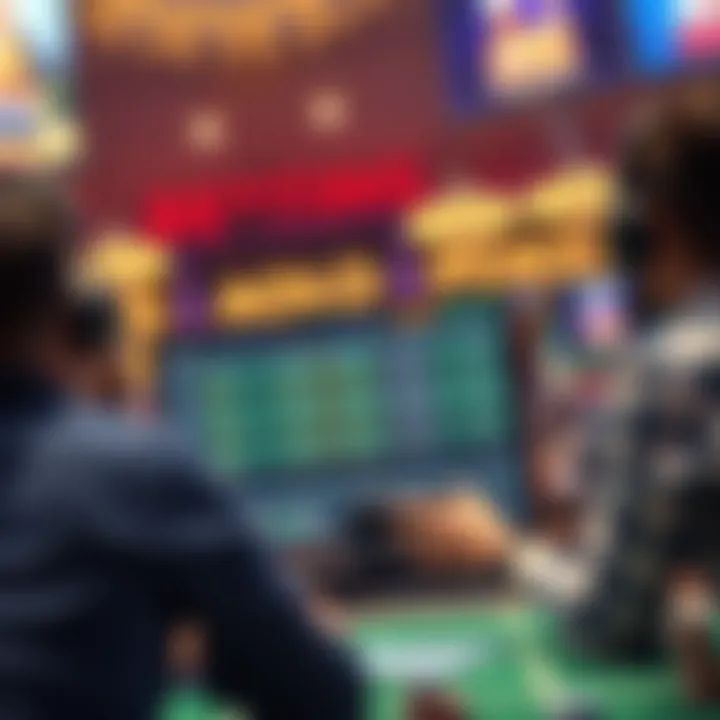 Harnessing Technology in Betting A digital platform showcasing betting odds