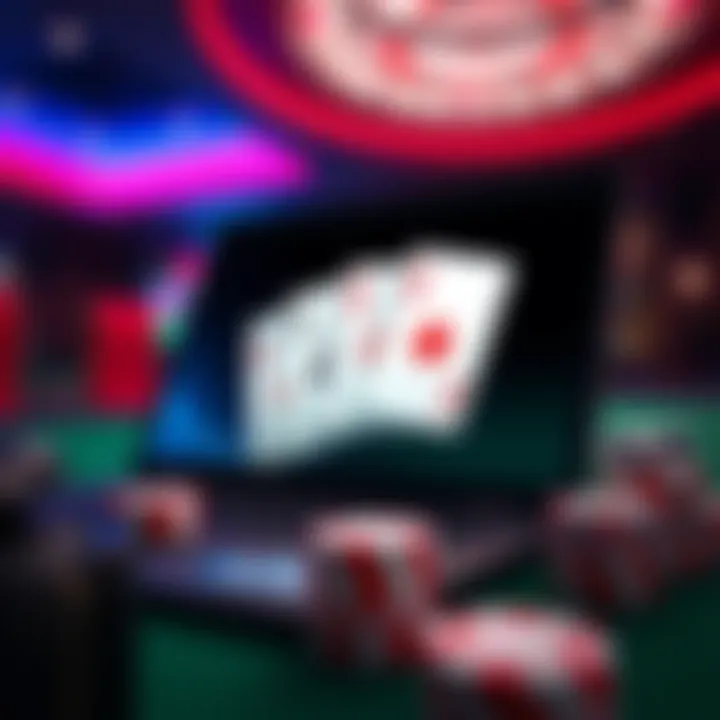 A graphic representation of secure online payment options for poker