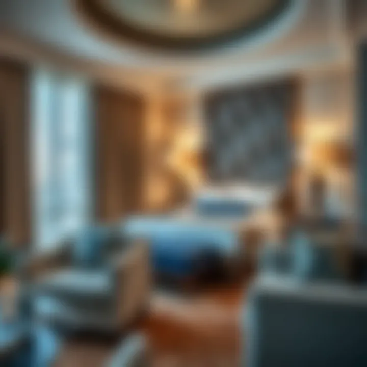 Cozy and inviting room with plush furnishings