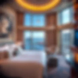 Elegant suite with panoramic views