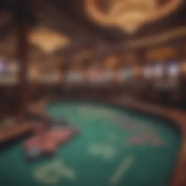 Luxurious casino gaming environment