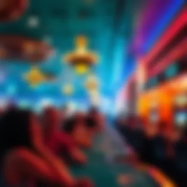 Casino's Role in Local Community Events A community event held at a casino, illustrating its role in local culture and social gatherings