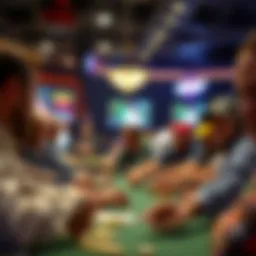 A captivating scene from the WSOP highlighting intense gameplay