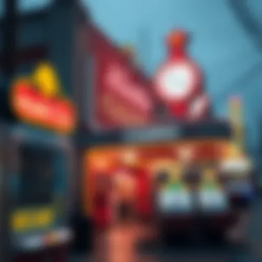 Historical Arcade Casino Charm A historical view of Atlantic City's first arcade casino showcasing its vintage charm