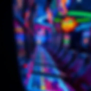 Advanced Gaming Technology A close-up of advanced gaming technology used in modern arcade casinos in Atlantic City