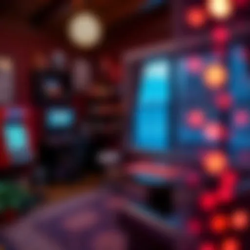 An inviting home setup for Keno gaming