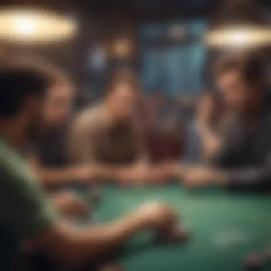 Strategic betting patterns in online poker with a full house
