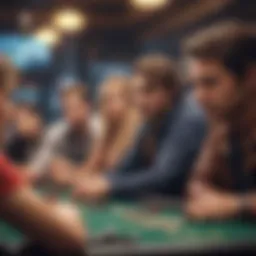 An overview of a full house poker hand on an online platform