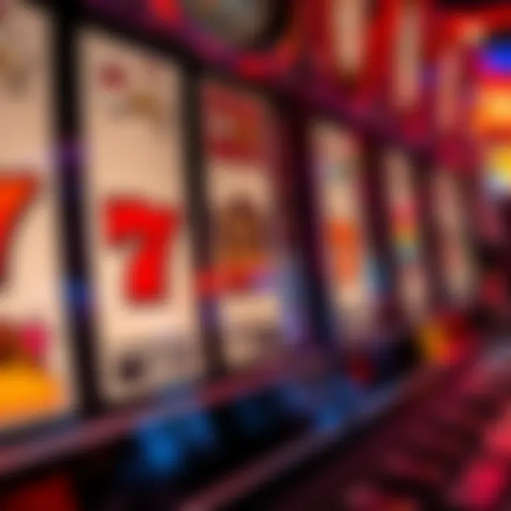 Symbols and Pay Lines of the Game Close-up of Godfather slot symbols and pay lines