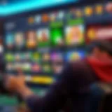 A modern online casino interface showcasing diverse games