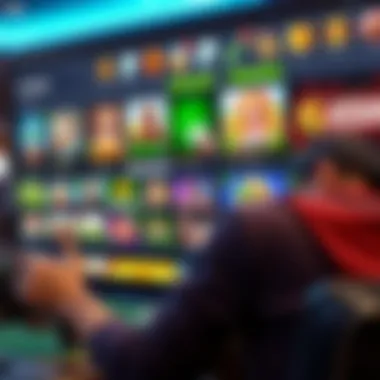 A modern online casino interface showcasing diverse games