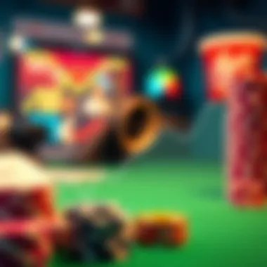 A graph depicting trends in online gambling growth