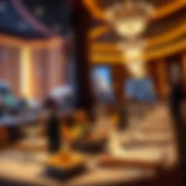 Gastronomic Delights at Mandalay Bay An elegant dining setup at one of the fine restaurants in Mandalay Bay.