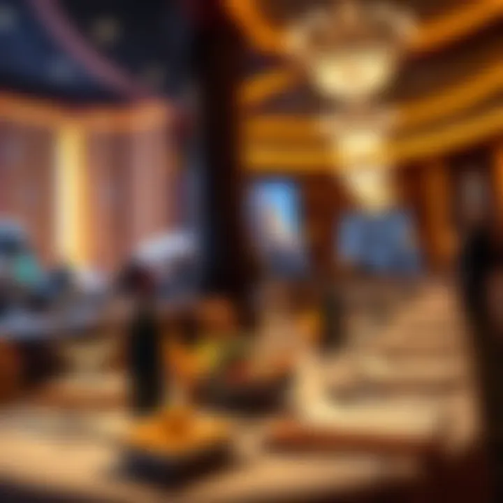 Gastronomic Delights at Mandalay Bay An elegant dining setup at one of the fine restaurants in Mandalay Bay.