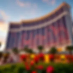 The stunning facade of Mandalay Bay Resort showcasing its architectural design.