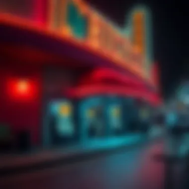 Exterior view of the Bicycle Casino showcasing its vibrant atmosphere