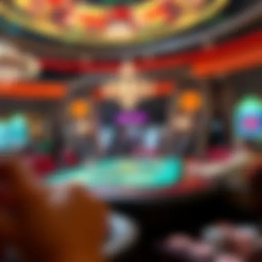 Conceptual representation of casino dynamics