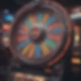 Vibrant display of the Quick Hit Super Wheel slot machine