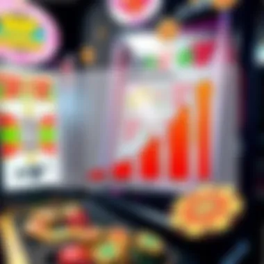 Graph illustrating winning probabilities in slot machines