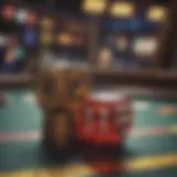 Visual representation of high volatility slots mechanics
