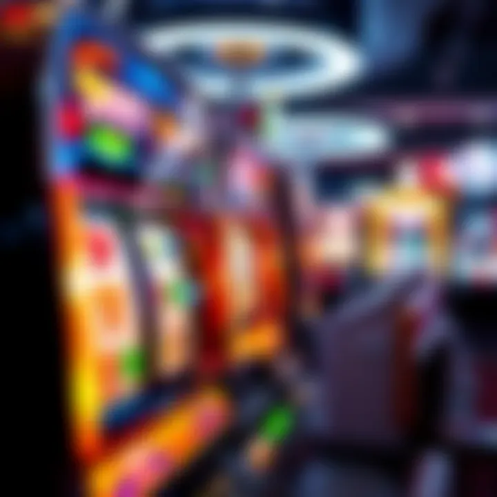 The Allure of Slot Machines An engaging slot machine with bright lights and symbols