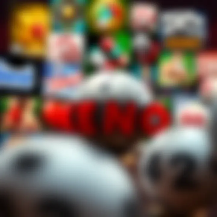 Popular Online Platforms for Super Keno A collage of popular online platforms where Super Keno can be played