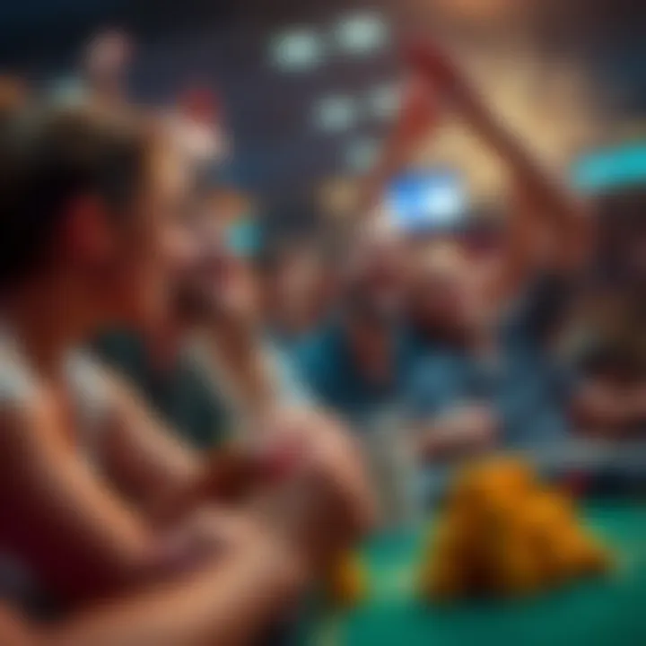 Celebrating a Sweepstakes Win A group of enthusiastic individuals celebrating a sweepstakes win