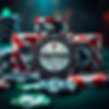 Diverse Designs of Triton Poker Chips Triton poker chip collection showcasing various designs