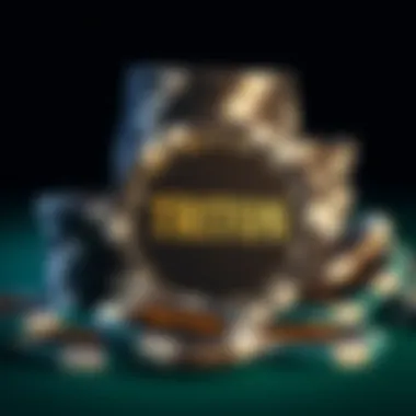 Quality Materials of Triton Poker Chips Close-up of Triton poker chip materials highlighting quality