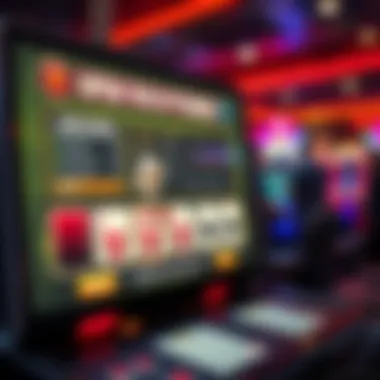 User-Friendly Digital Interface for Video Poker A digital interface demonstrating user-friendly features for video poker players