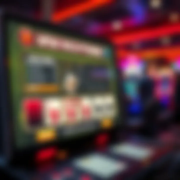 User-Friendly Digital Interface for Video Poker A digital interface demonstrating user-friendly features for video poker players